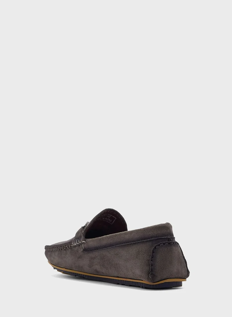 Robert Wood Nubuck Loafers