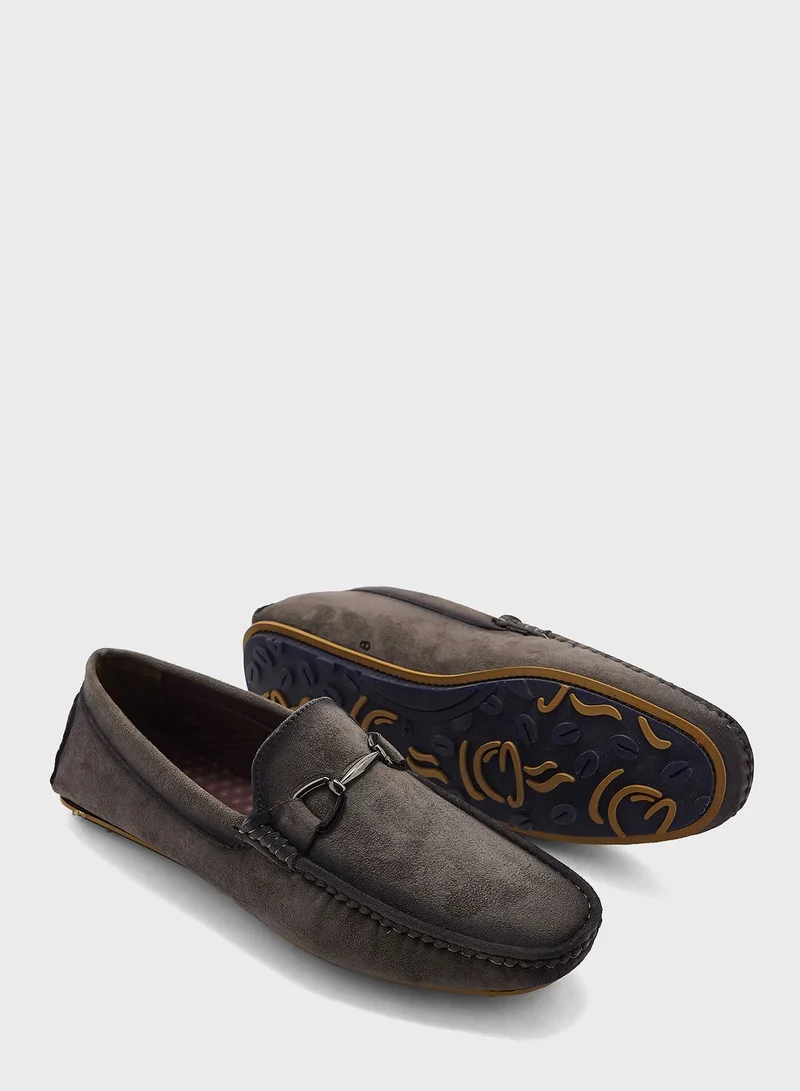 Robert Wood Nubuck Loafers