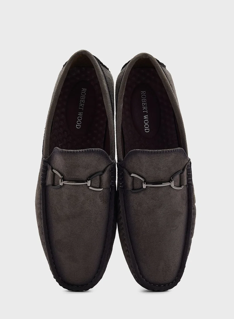Robert Wood Nubuck Loafers