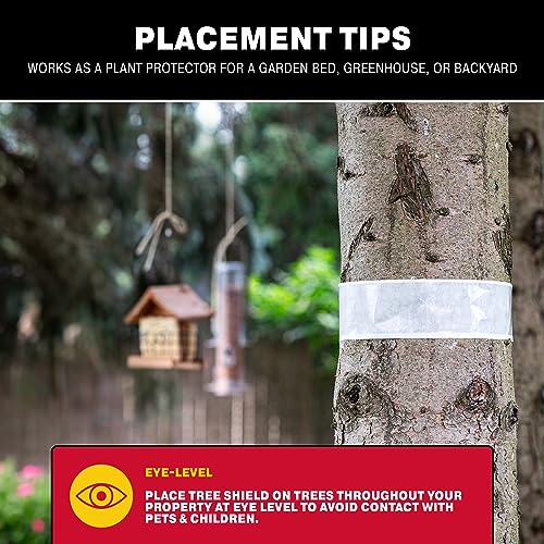 Catchmaster Tree Shield Lantern Fly & Ant Traps Insect Barrier, 4 Rolls 30ft Each, Outdoor Adhesive Crawling Insect Trap, Glue Traps to Protect Trees, Fruit & Plants, Pest Control Lawn & Garden - Image 5