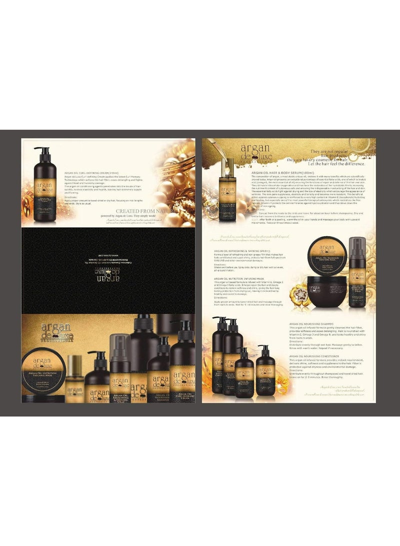 أرغان ديلوكس مجموعة شامبو وبلسم أرجان ديلوكس المغذي - ترطيب فائق - (2 × 1000 مل) - Image 4