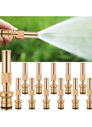 SYOSI 12 قطعة فوهات خرطوم نحاسية، فوهة خرطوم حديقة عالية الضغط، رشاش نحاسي متين، فوهة خرطوم قابلة للتعديل تناسب الخرطوم القياسي للحديقة، الفناء، غسل السيارات - pzsku/Z881F7C48F43D34774358Z/45/_/1723106804/f5e2ee9c-7acf-4749-88ae-d9afeed8a055