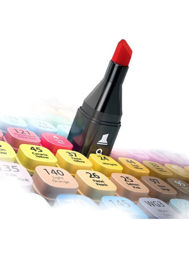 Deli 60-Color Dual-Tip Alcohol Markers, Bagged, Student Watercolor Pens, Drawing Pens, Doodle Pens, Children'S Birthday Gift, 70806-60Diy Gift [Back-To Gift] - Image 3