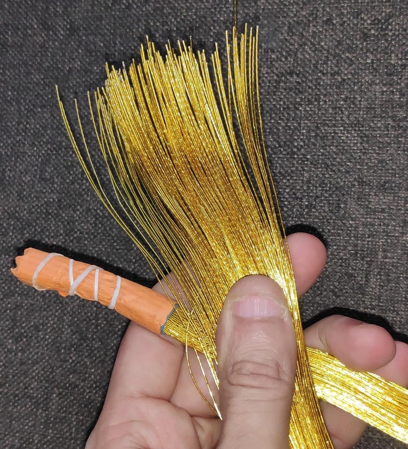 BHARAT Golden Wire used for Flower Making Hobby crafts DIY Crafts Width 1 mm Length 26 Inches Pack of 150 Pieces Approx  - Image 3