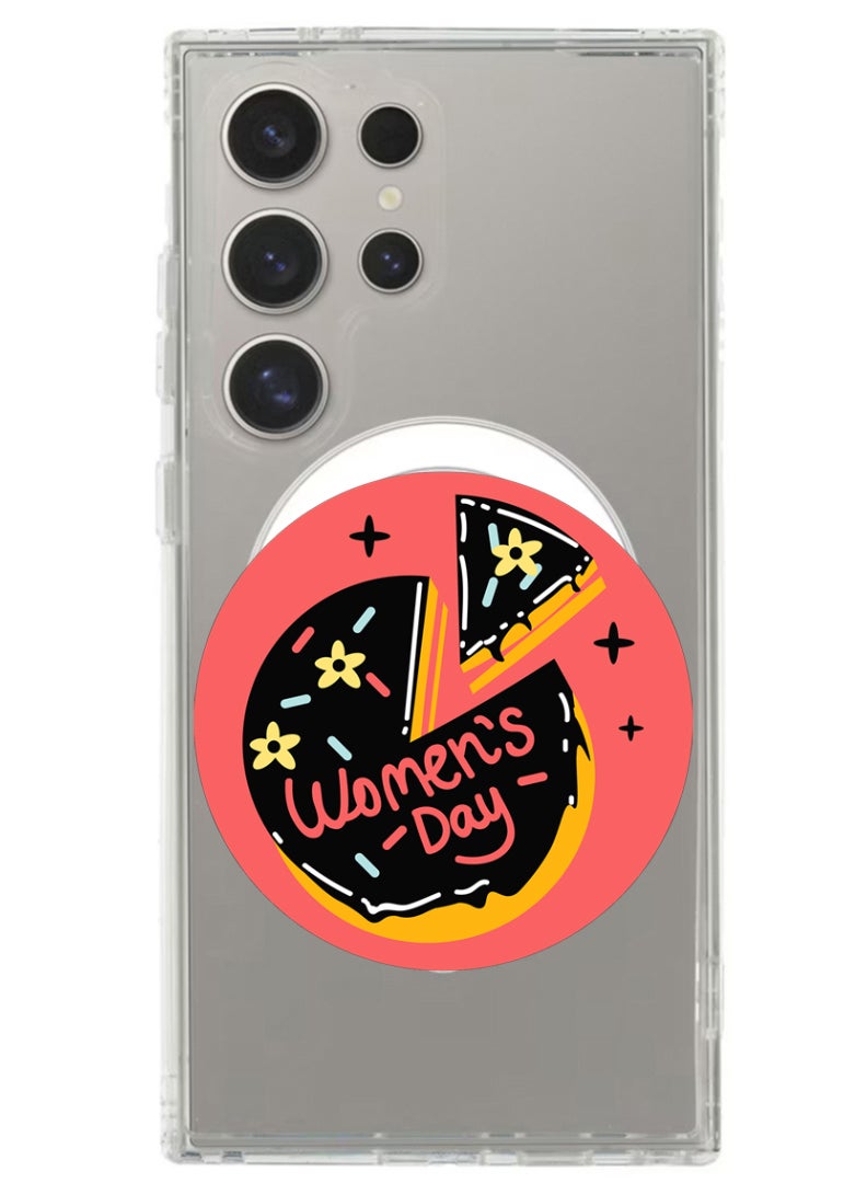 Theodor Magnetic Case for Samsung Galaxy S24 Ultra 6.8-inch Compatible with MagSafe Wireless Charging, Shockproof Phone Bumper Cover Womens day - Image 1