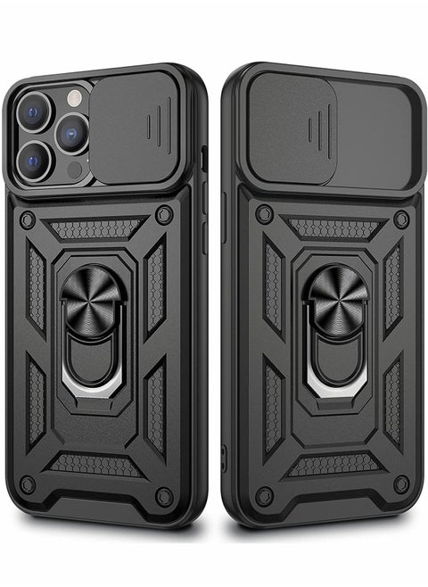 iPhone 13 Pro Max Kickstand Case with Slide Camera Cover for Ultimate Protection