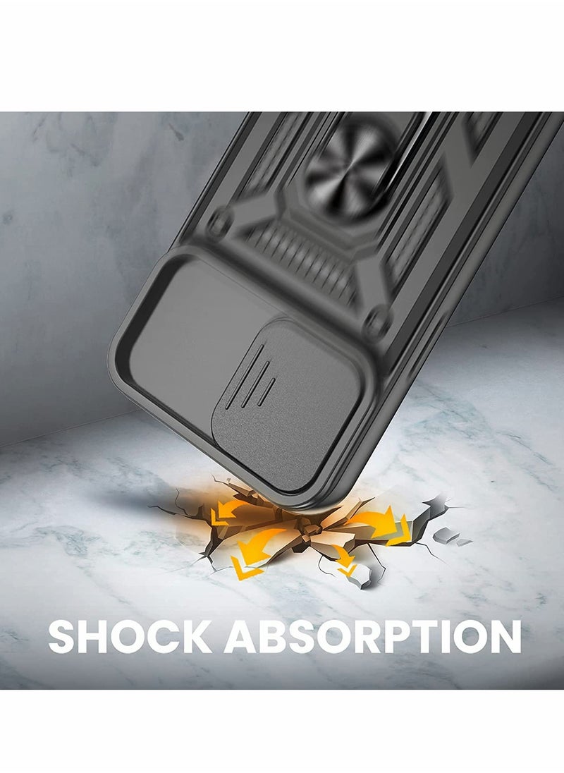 iPhone 13 Pro Max Kickstand Case with Slide Camera Cover for Ultimate Protection
