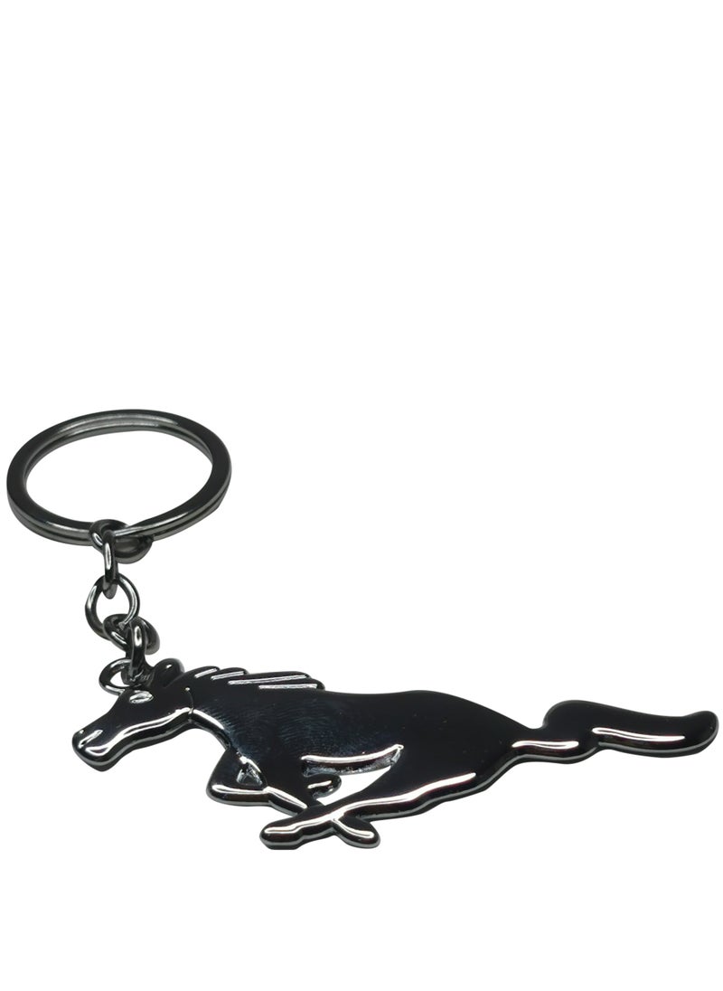 Generic - Horse Shape Keychain – Elegant Metal Keyring for Horse Lovers, Stylish & Durable Equestrian Key Chain, Animal Design Key Holder, Gift for Men & Women, Car & Bag Accessory - Image 1
