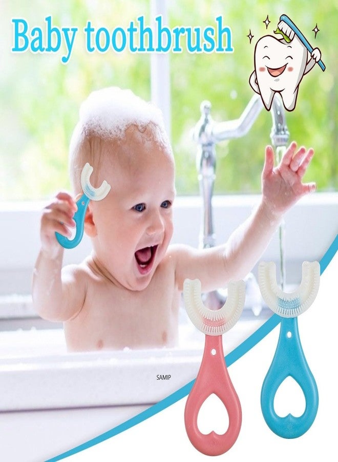 Samip Sensory Baby Teether, Baby Teether Keys, Baby Teether Toothbrush, Toddler Toothbrush with Food Grade Soft Silicone Brush Head, 360° Oral Teeth Cleaning Tools(Multicolor) (Heart Shape) - Image 5