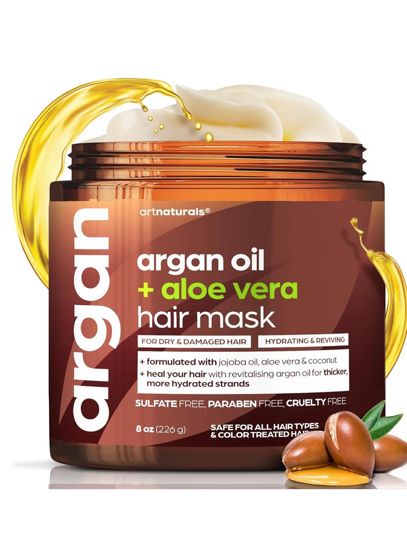 artnaturals Argan Hair Mask Conditioner Deep Conditioning Treatment 8 oz - Image 1