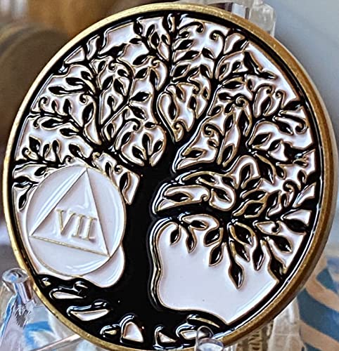 RecoveryChip 7 Year AA Medallion Tree of Life Serenity Prayer Medallion Coin - Image 3