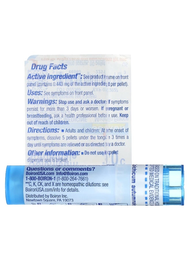 Boiron Boiron, Colchicum Autumnale 30C, Indigestion Relief, Approx 80 Pellets  - Image 2