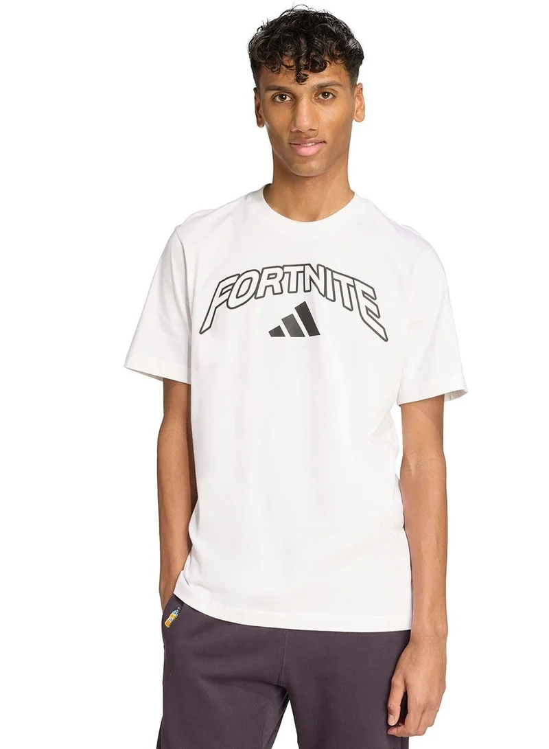 Adidas X Fortnite T Shirt Logo Graphic