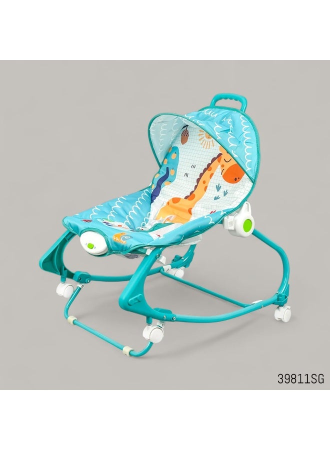 امبريلا كرسي هزاز للاطفال عالي الجوده مع طاوله والعاب للطفل مع وجود عجلات - Image 3