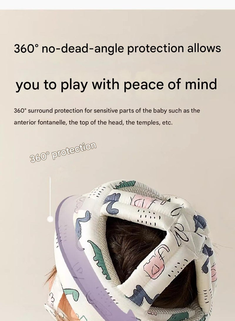 Baby Walking Head Protection Hat Baby Walking Head Protection Pad Children's Anti-collision Pillow Breathable In Summer - Image 4