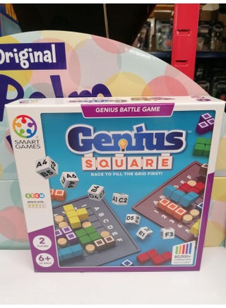 لعبة Genius Square - الفائزة بجائزة لعبة العام! أكثر من 60000 حل لعبة ألغاز Stem! قم برمي النرد وتسابق مع خصمك لملء الشبكة باستخدام أشكال مختلفة! تعزز التدريب على حل المشكلات - pzsku/Z88200A2F55E0D30110C6Z/45/_/1734348201/8e7a5639-6e11-4b73-9fcb-af925f4911c1
