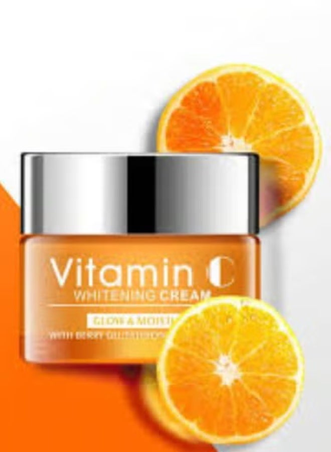 Disaar Vitamin C Brightening Face Moisturizer with Hyaluronic Acid - Anti-Aging & Dark Spot Cream Hydrating Day & Night Cream - (50ml) - Image 3