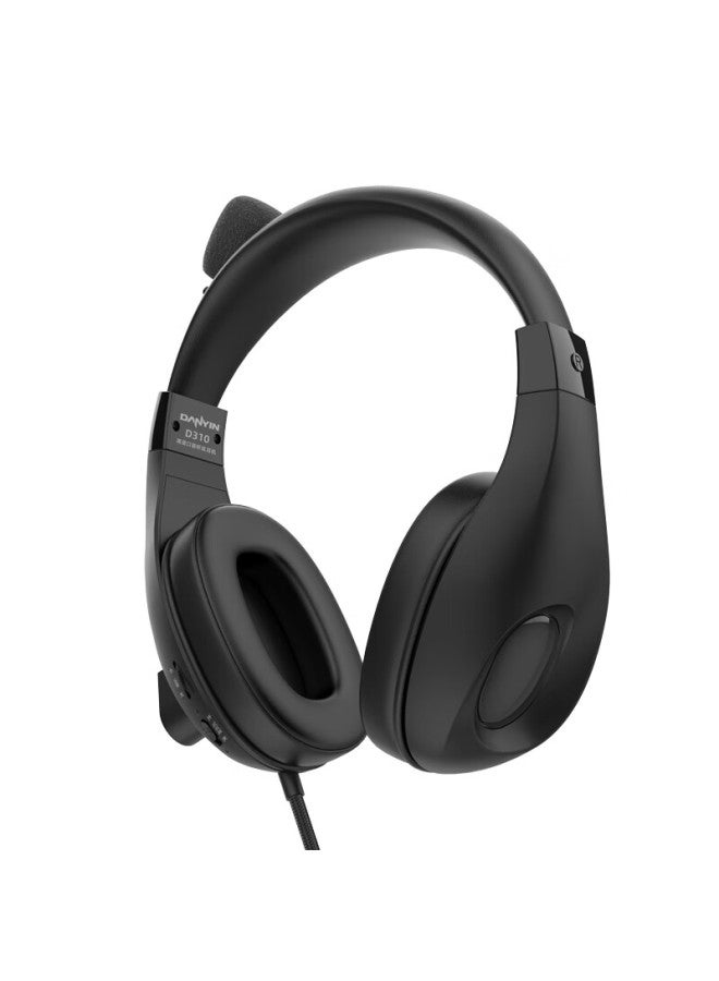 DANYIN D310 Electronic Music Headphones For English Listening And Speaking Exams, Gaming, Karaoke, Online Cl, Middle School And College Entrance Exams, English Listening And Speaking Recording Headset, Usb Interface, Type-c Universal C-port Headphones - Image 4