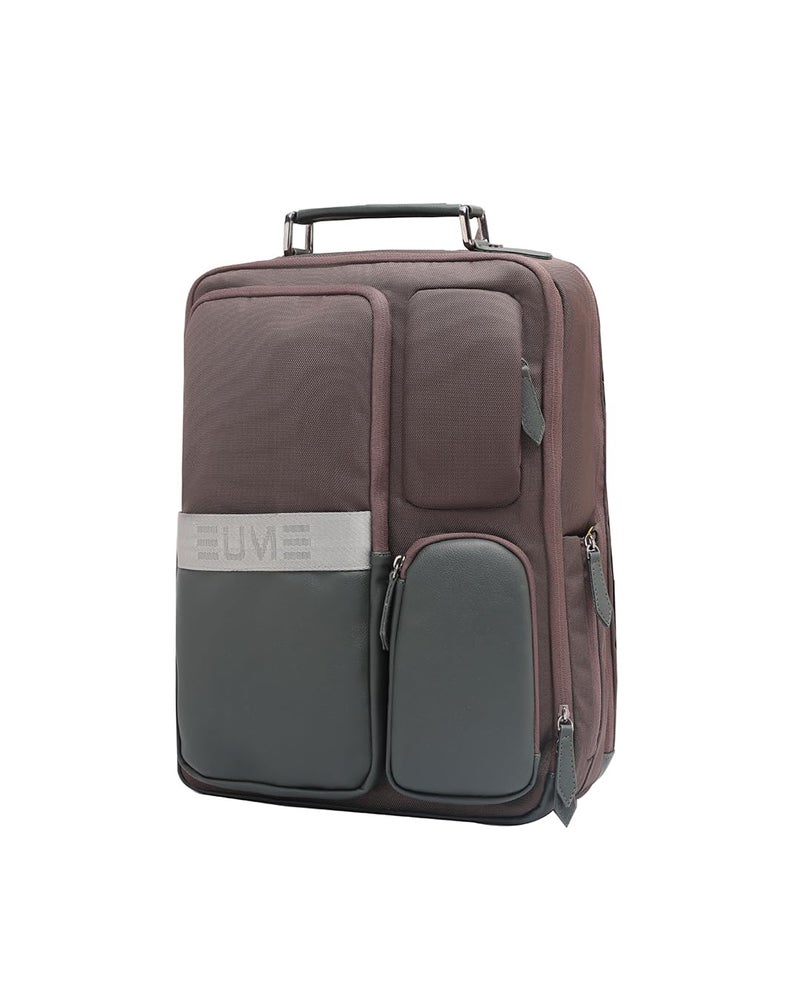 EUME Eclipse 20L Laptop Bags for Men Office Use | Stylish Backpack Bag | 2 Large Compartments for Gadgets & Daily Essentials, Fits Upto 15.6" Laptops | Spacious Backpack for Travelling | Rustic Brown - Image 1