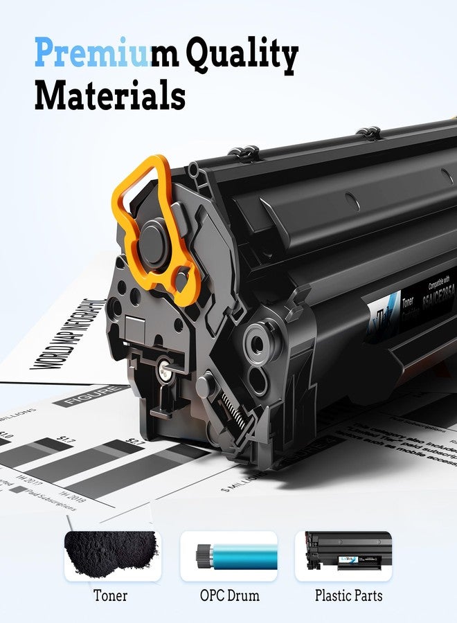 LxTek Compatible Toner Cartridge Replacement for HP 85A CE285A to Compatible with Laserjet Pro P1102W Pro P1109W M1212NF M1217NFW Printer (Black, 2-Pack) - Image 4