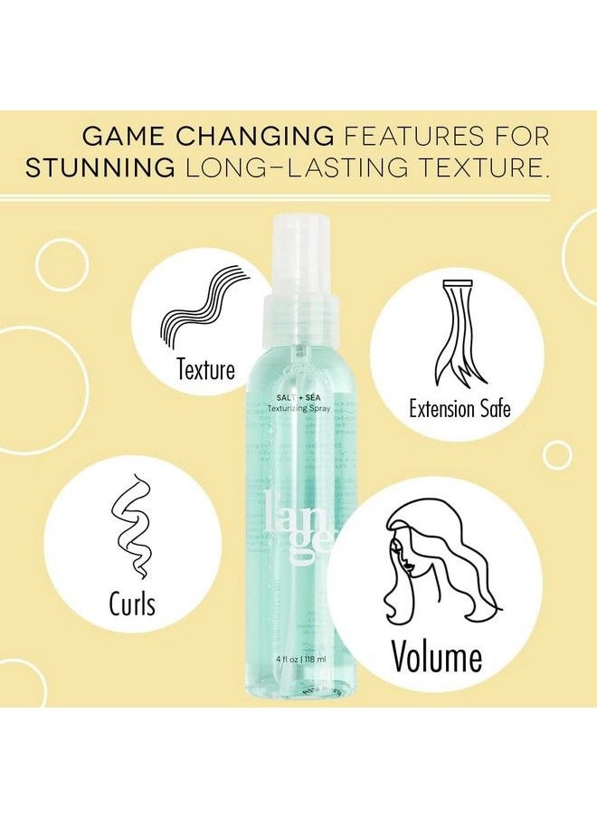 L'ANGE HAIR - Sea Salt Spray For Hair | Salt And Séa Hair Texturizing Spray To Help Improve Volume | Seasalt Texture Hairspray For Bouncy Beachy Waves & Windswept Look | Volumizing Hair Products (4 Fl Oz) - Image 1