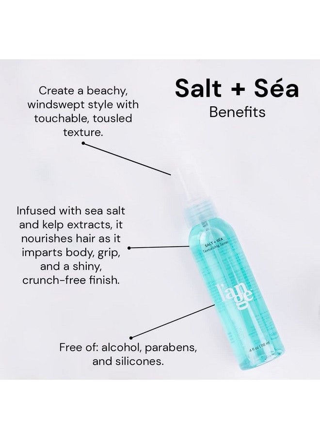 L'ANGE HAIR - Sea Salt Spray For Hair | Salt And Séa Hair Texturizing Spray To Help Improve Volume | Seasalt Texture Hairspray For Bouncy Beachy Waves & Windswept Look | Volumizing Hair Products (4 Fl Oz) - Image 1