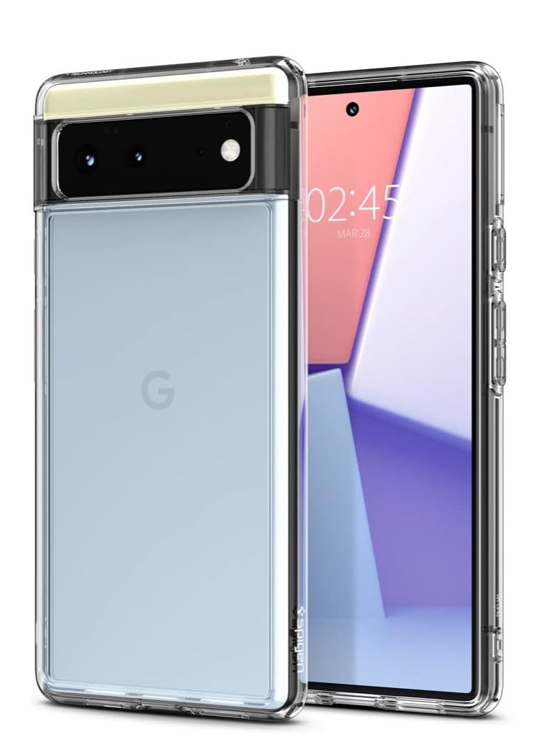 Spigen Pixel 6 Case Ultra Htbrid Crystal Clear - Image 1