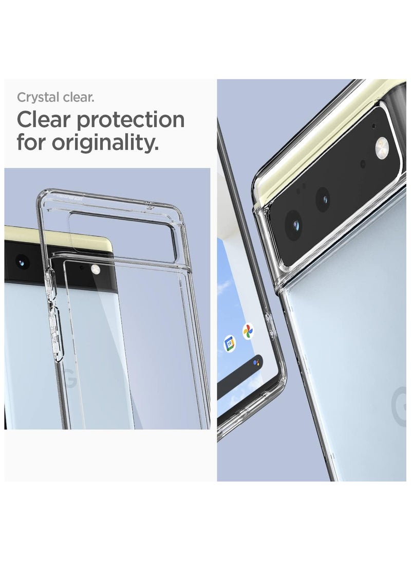 Spigen Pixel 6 Case Ultra Htbrid Crystal Clear - Image 5