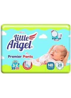 Little Angel Little Angel Premier Baby Diaper Pants - New Born (28 Pieces)  - Image 1