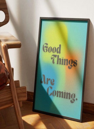 (Assembly frame) Good Things Are Coming Poster Print, Affirmation Poster, Aura Poster, Daily Affirmations, Affirmation Wall Art, Gradient Wall Art, Aesthetic - pzsku/Z8820616D46DFAA7BA5FAZ/45/_/1716544340/f581928b-2eea-4e6b-8979-53b4c97f8bd8