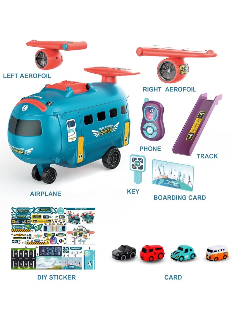 general Airplane Car Toy,Steering Wheel Toys for 3 4 5 6 Year Old BoysGirls with Sound and Light,Toddler Educational Plane Driving Toy Gift for Kids Aged 3+ - Image 4