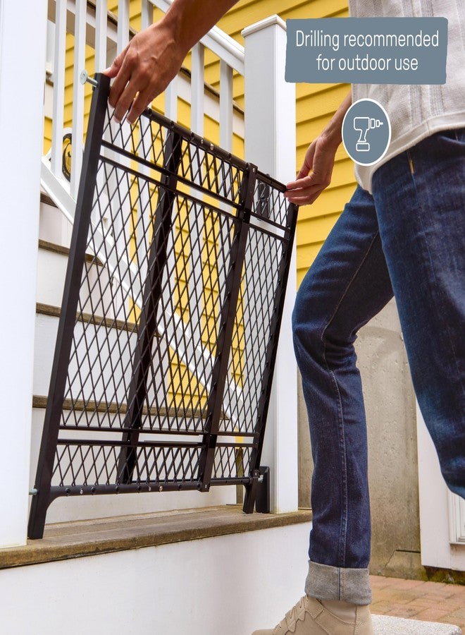 ingenuity بوابة الكلاب والرضع من إنجينيويتي، سلسلة 42W، داخلية وخارجية، لا تصدأ أو تتلاشى، لوحة بلاستيكية، تناسب الفتحات من 23-42 بوصة، ارتفاع 24 بوصة - Image 3