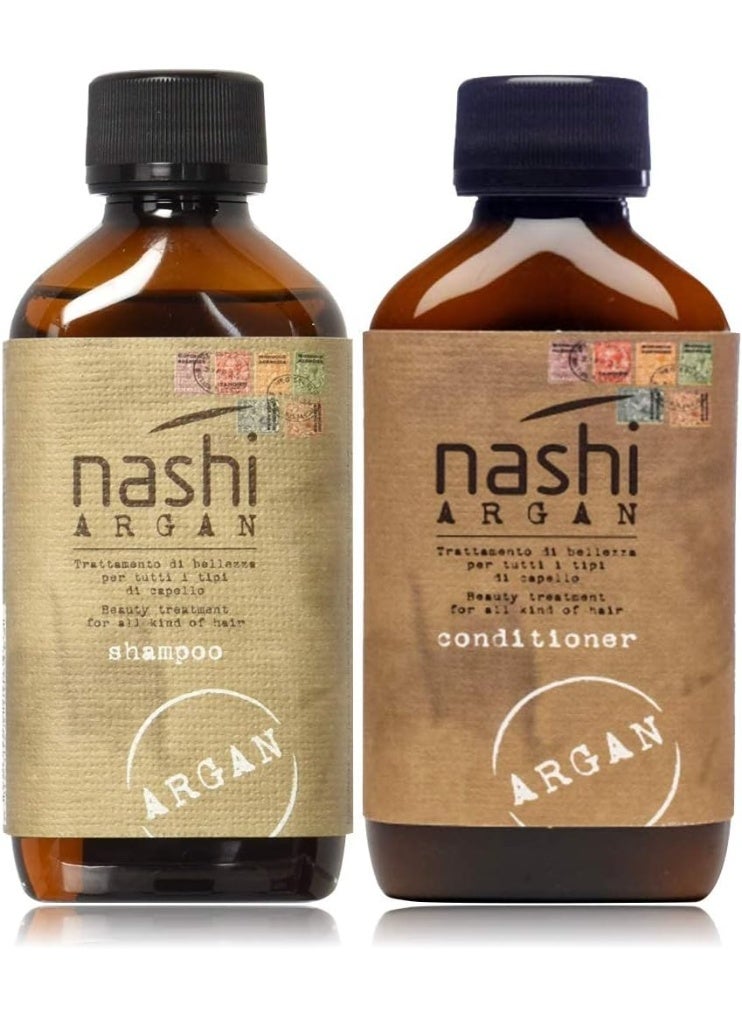 nashi Nashi Argan Hair Care Combo (Shampoo 200ml + Conditioner 200 ml)  - Image 1