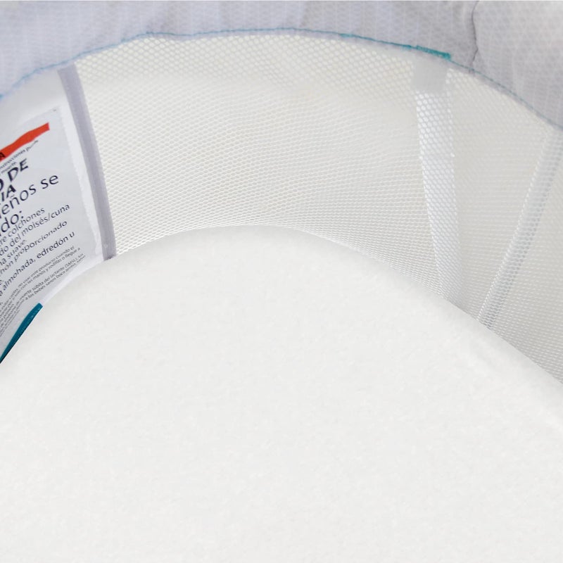 Biloban 100% Cotton Bassinet Sheets Compatible with SNOO Smart Bassinet and Chicco LullaGo Portable Sleeper Bassinet, 2 Pack, Ultra Soft Bassinet Sheet, White - Image 4