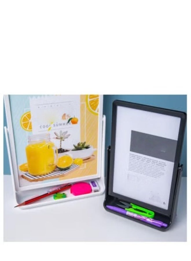 Eckek ABS Plastic Sign Holder, Menu Displays T Shape Sign Stand, Rotating Display Stand for Ads, Menu, Photos, Business Card - Image 5