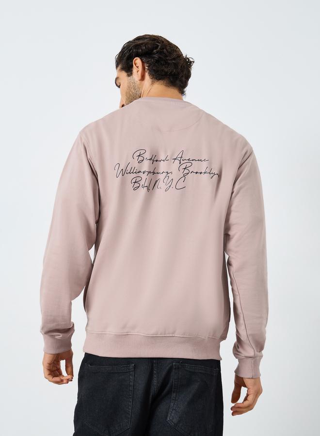 Styli Eco Earth Relaxed Fit Slogan Print Sweatshirt - Image 5