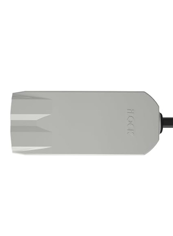 آي لوك شاحن iLOCK Mini Charger Pro مع منفذي USB-A ومقبسين كهرباء – مشترك كهرباء بشحن سريع – أبيض - Image 2