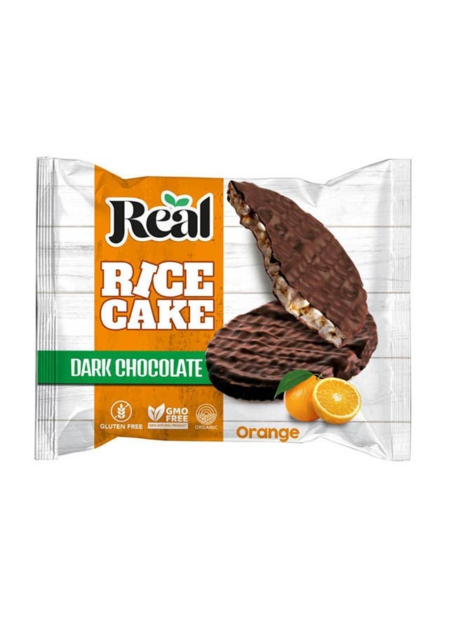 Real Rice Cake Dark Chocolate With Orange (Pack of 3) - Image 2