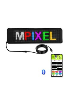 Flexible LED Car Screen Display APP Control Multiple Languages