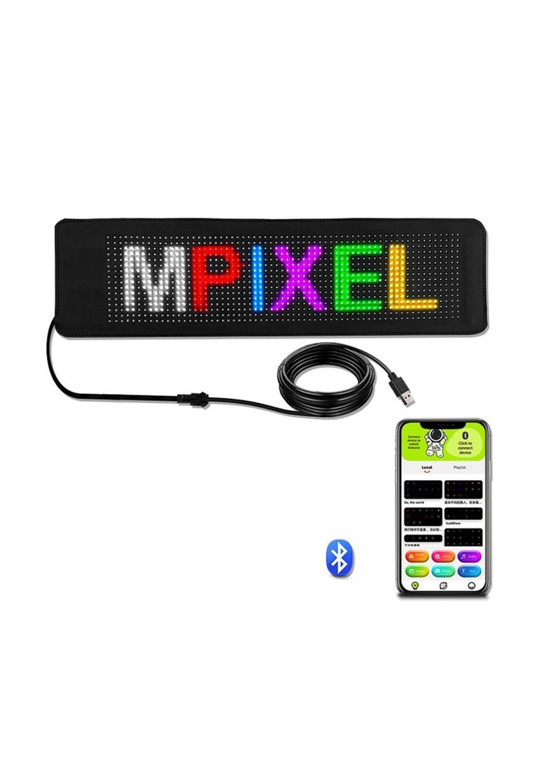 Generic - Flexible LED Car Screen Display APP Control Multiple Languages - Image 1