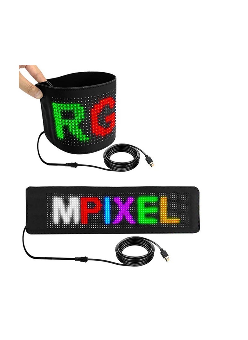 Generic - Flexible LED Car Screen Display APP Control Multiple Languages - Image 1