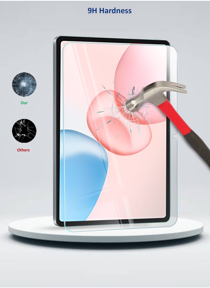 Wtech Honor Pad 10 5G 2025 (12.1 inches) WTech Premium Series Curved Edges Full Cover Tempered Glass Tablet Screen Protector (TSGPCN) - Clear  - Image 3