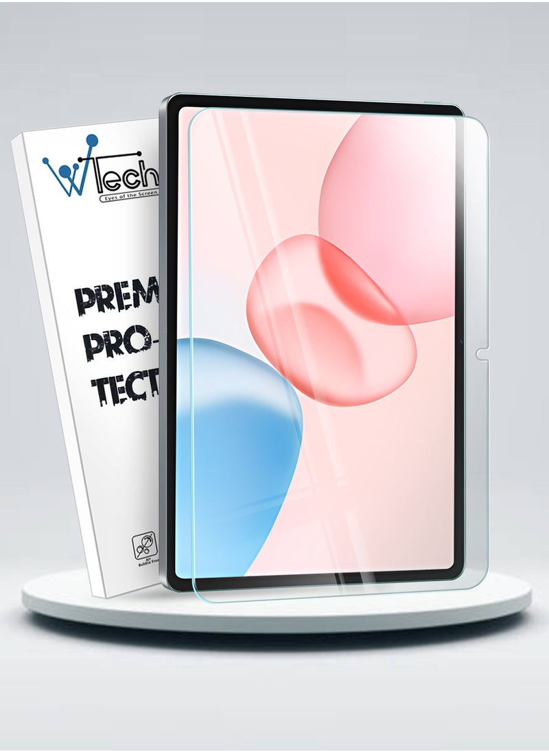 Wtech Honor Pad 10 5G 2025 (12.1 inches) WTech Premium Series Curved Edges Full Cover Tempered Glass Tablet Screen Protector (TSGPCN) - Clear  - Image 1