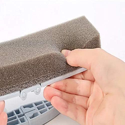 Updesh Folding Bathroom Sponge Brush with Handles Cleaning Sponge Foldable Brushes Window Cleaner Glass Cleaning Brush Cleaner Scrubber for WindowsTiles GlassesPack of 1 - Image 5
