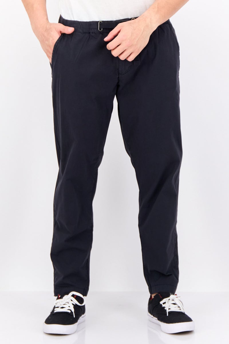 Sorbino Men Regular Fit Plain Capri Pants, Deep Navy - Image 1