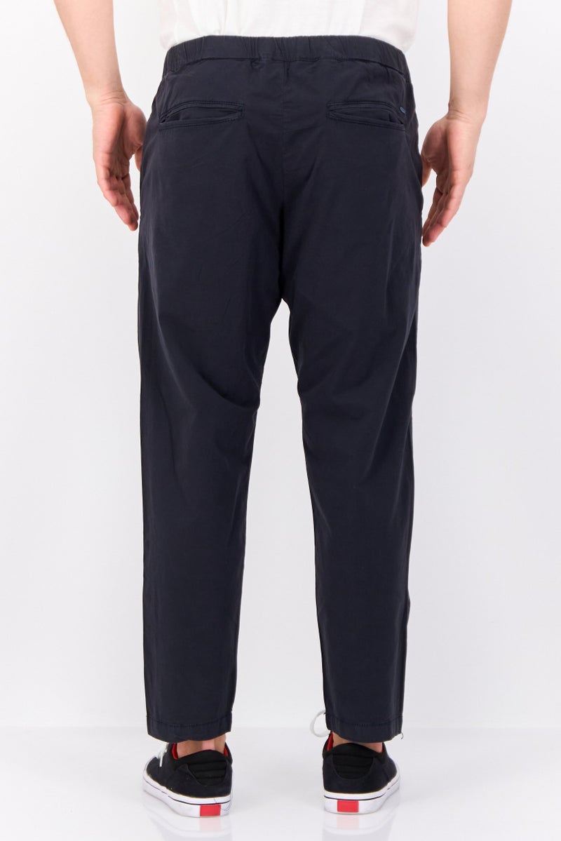 Sorbino Men Regular Fit Plain Capri Pants, Deep Navy - Image 2