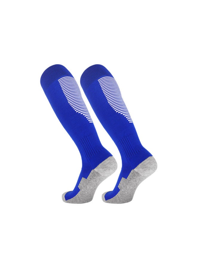 Striped Football Socks Stockings Adult Children's Socks Knee-high Thickened Non-slip Towel Bottom Sports Stockings
