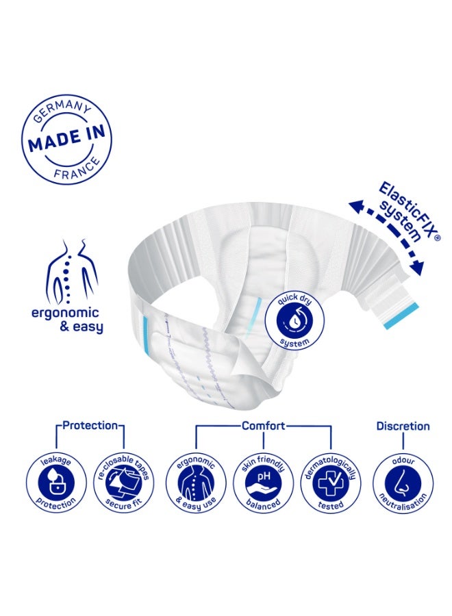 Molicare Adult Diaper, Molicare Premium Elastic, Slip diapers for adult incontinence, Unisex, Large, 8 Drops, 24 pieces/pack - Image 4