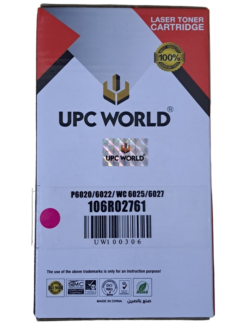 UPC - Xerox compatibles toner cartridges four colour set for xerox phaser 6020 6020bi 6022 6027 wc6025 wc6027 workcentre 6025 6027. - Image 1