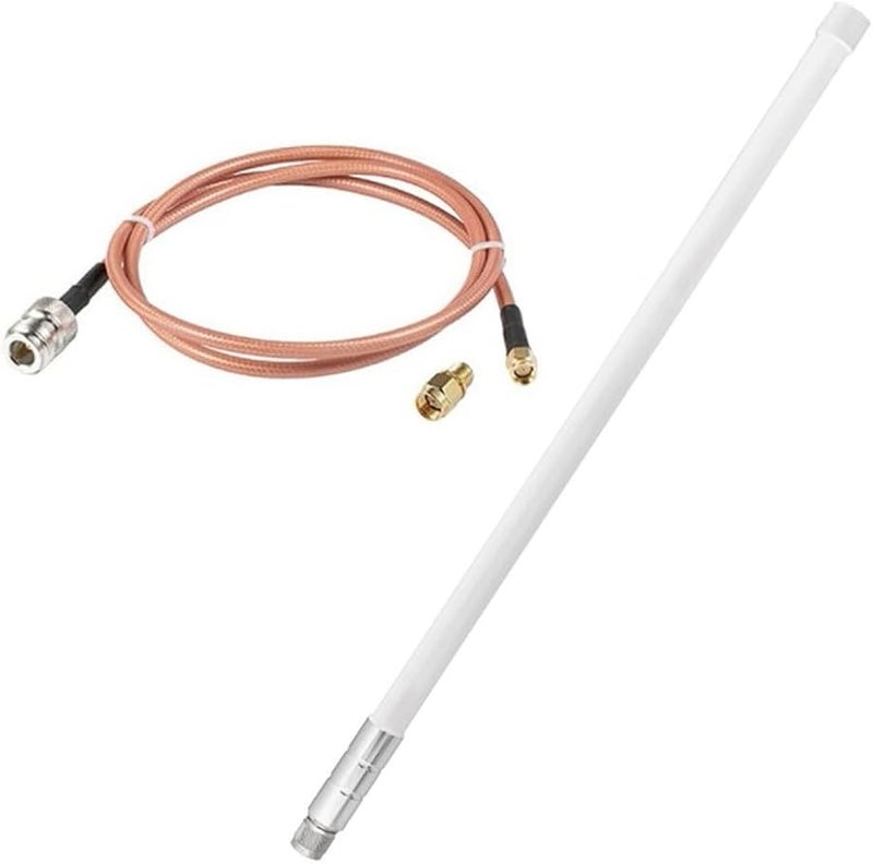 915MHz 12dBi Fiberglass Antenna With 3 28ft Low Loss Cable N Type Male - Image 2
